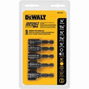 DEWALT DW2235IR-Nut Driver Set, Impact Ready, Magnetic, 5-Piece