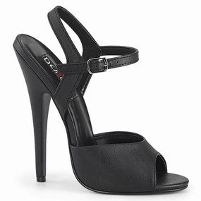 DOMINA-109  Black Faux Leather