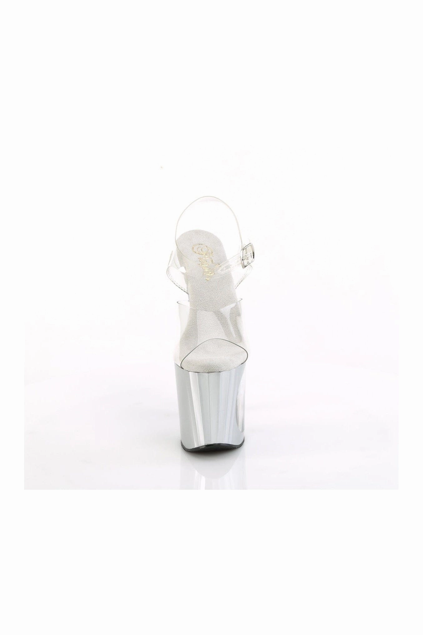 ENCHANT-708LT-CIRCLE Clear Vinyl Sandal