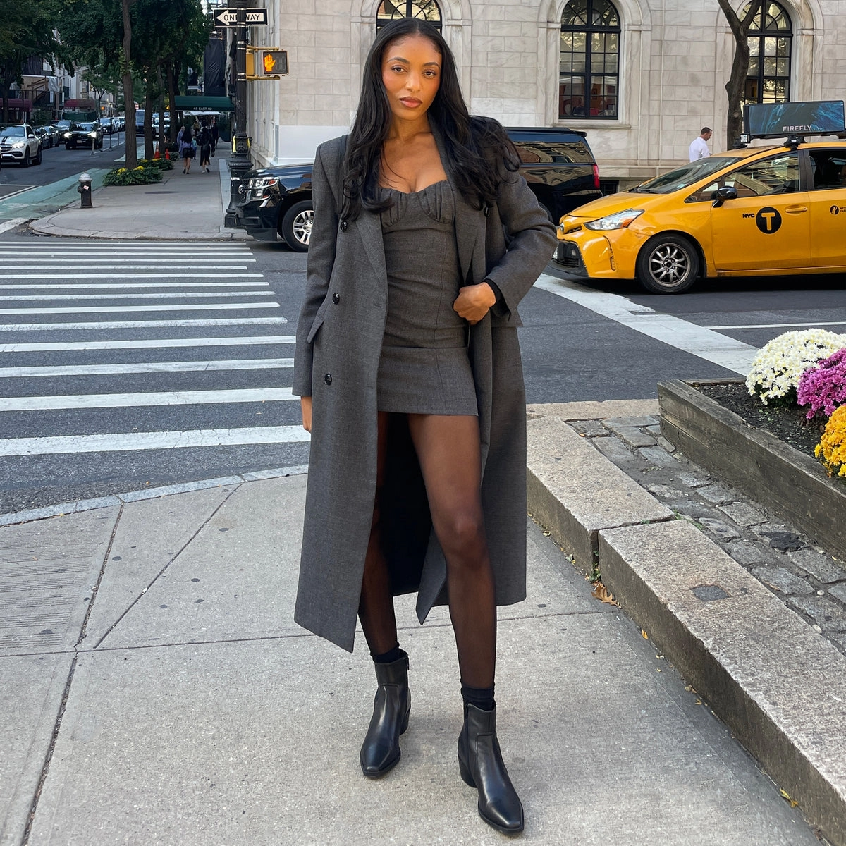 FAHARI H2O BOOTIES BLACK LEATHER