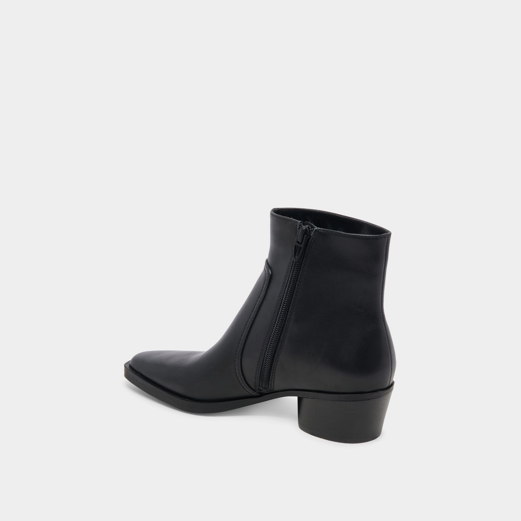 FAHARI H2O BOOTIES BLACK LEATHER