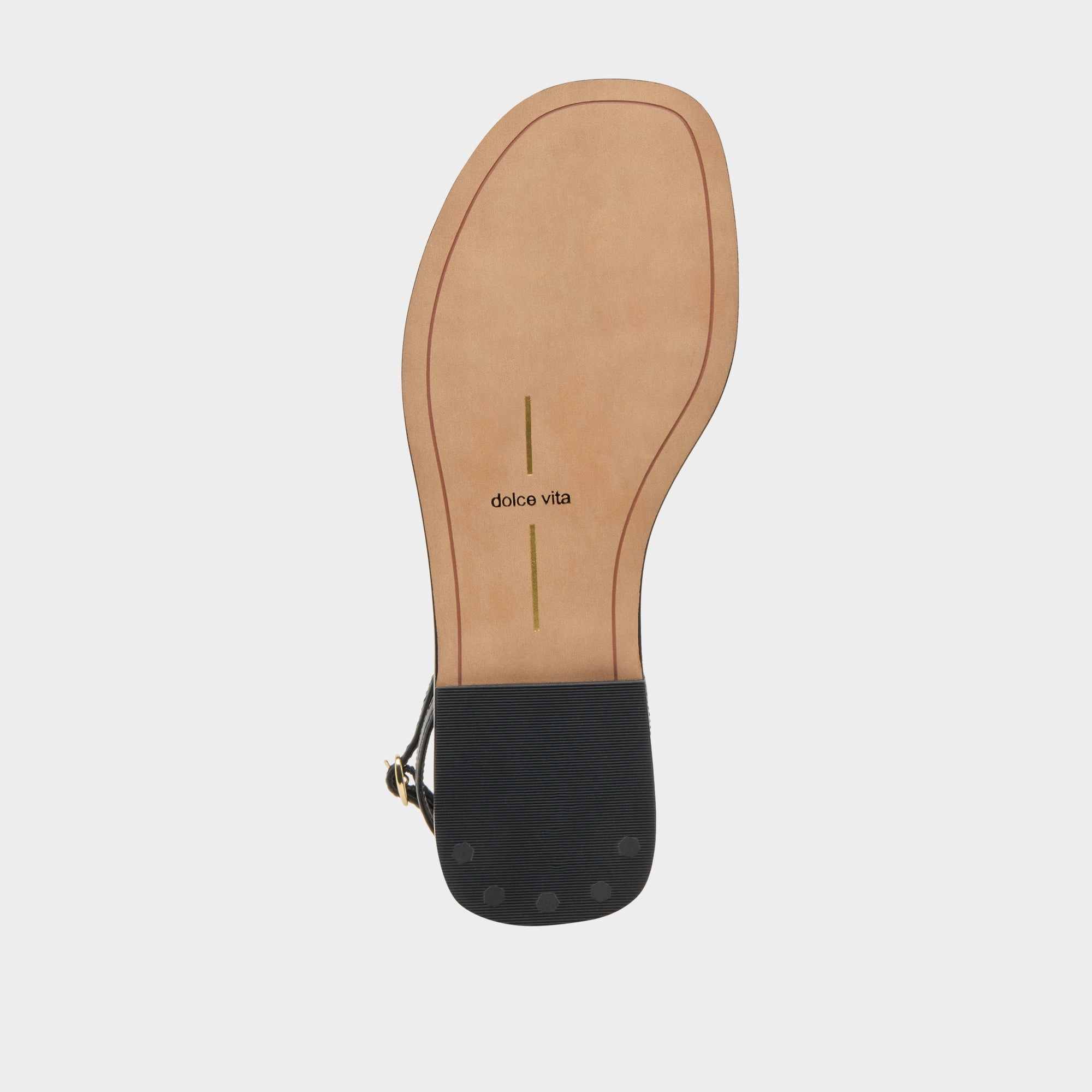 FAUN SANDALS BLACK LEATHER