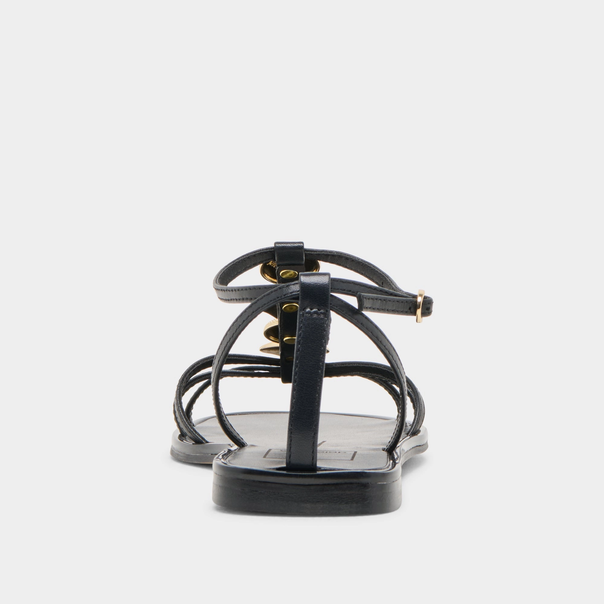 FAUN SANDALS BLACK LEATHER