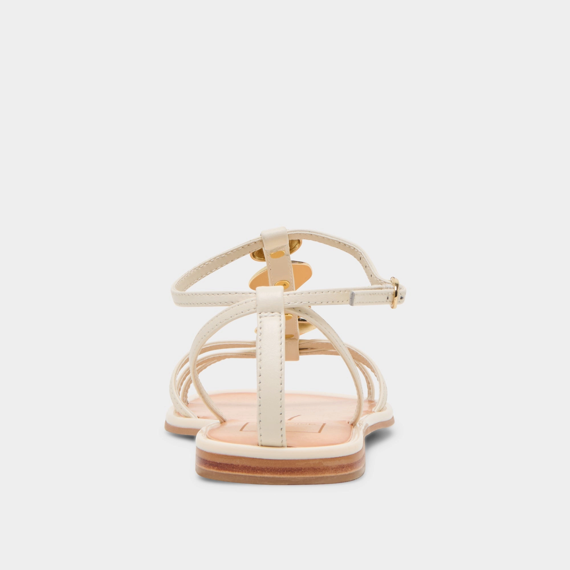 FAUN SANDALS OFF WHITE LEATHER