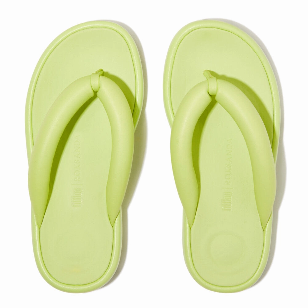 FitFlop - iQUSHION D-LUXE X ROKSANDA PAD. LEATHER FLIP-FLOPS