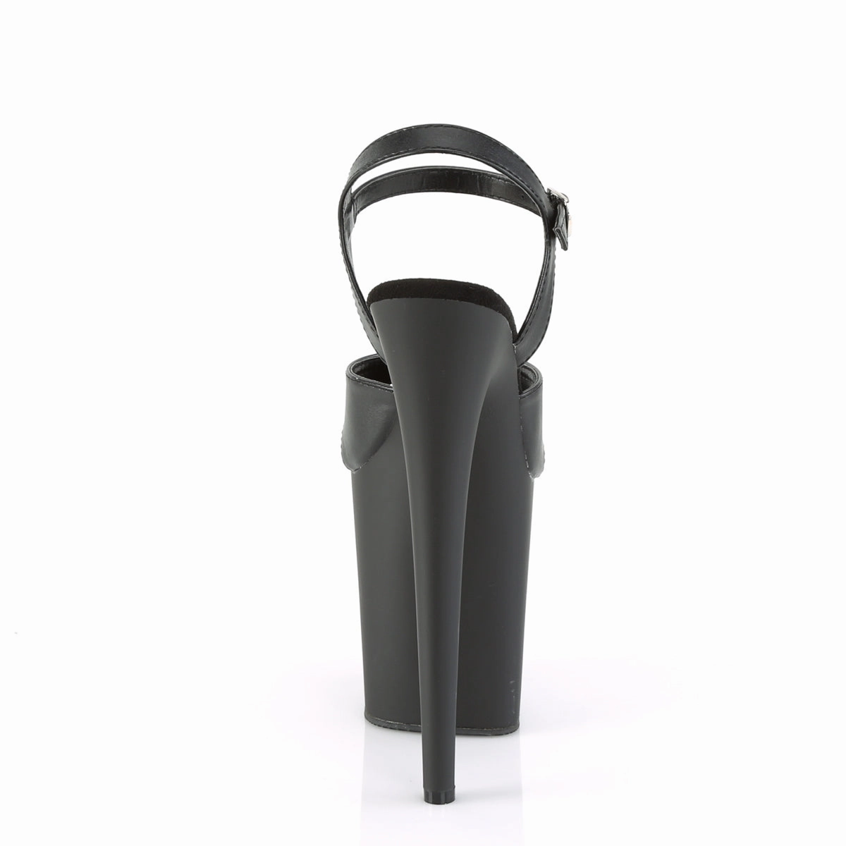 FLAMINGO-816  Black Faux Leather/Black Matte