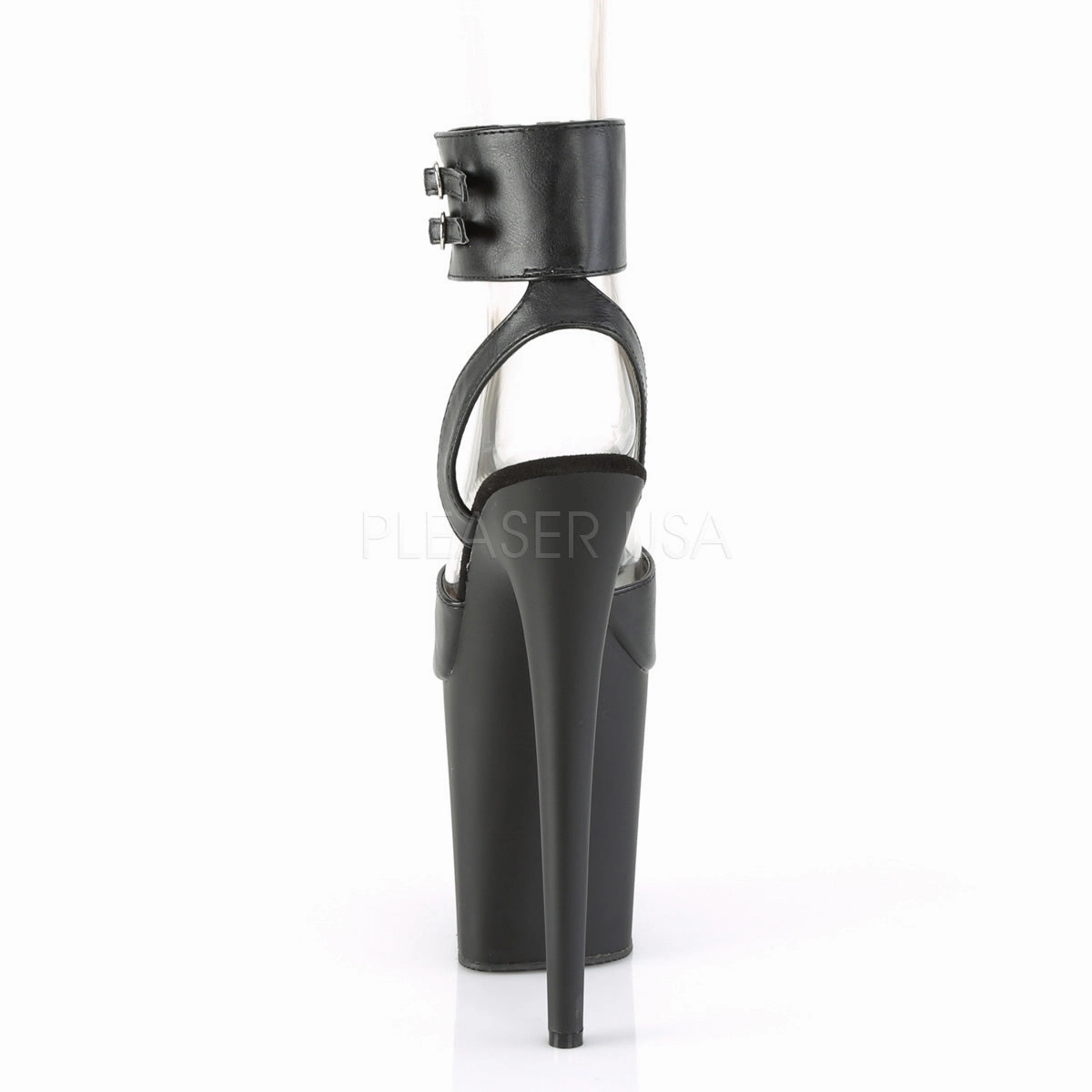 FLAMINGO-891  Black Faux Leather/Black Matte