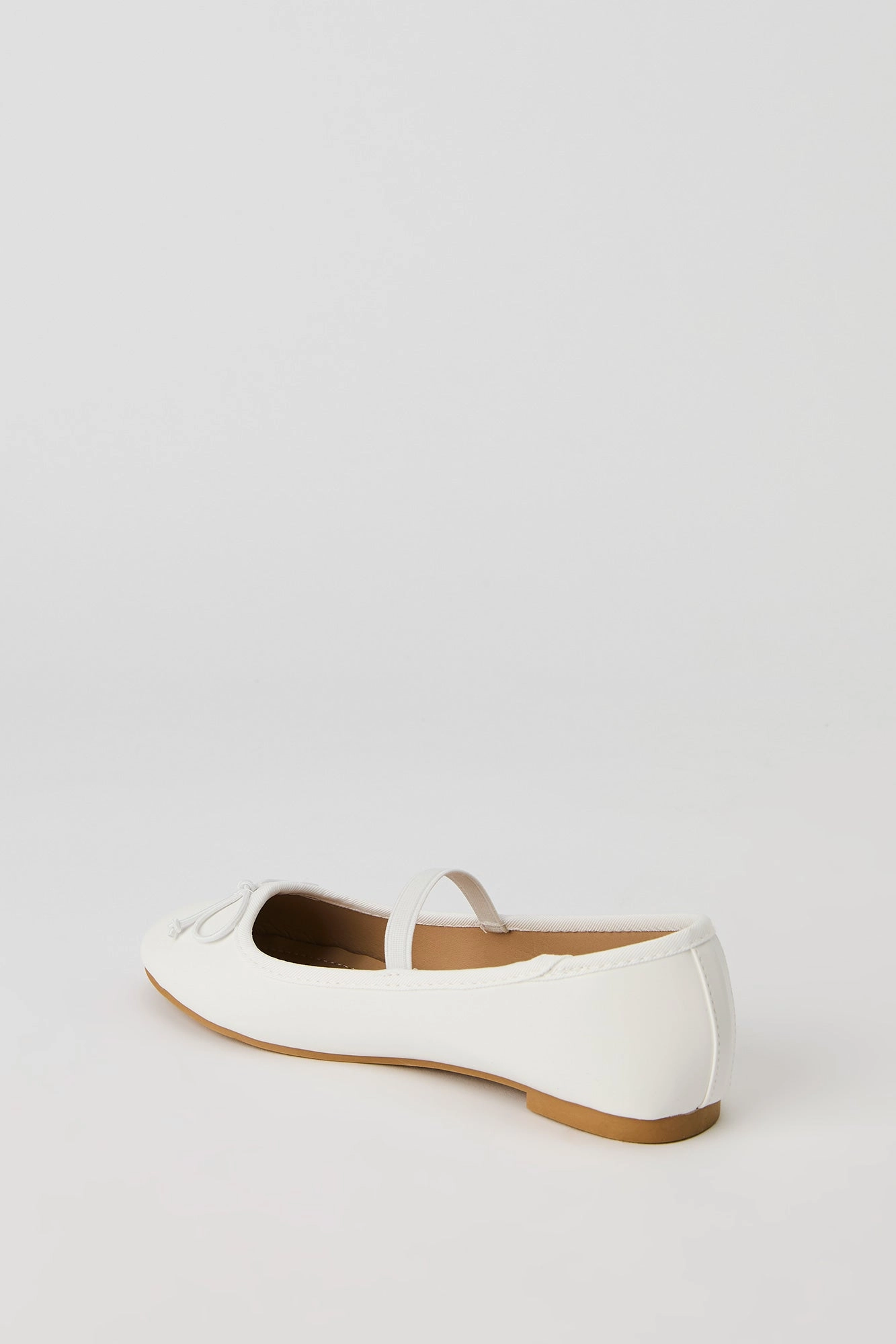 Girls Faux Leather Ballet Flat