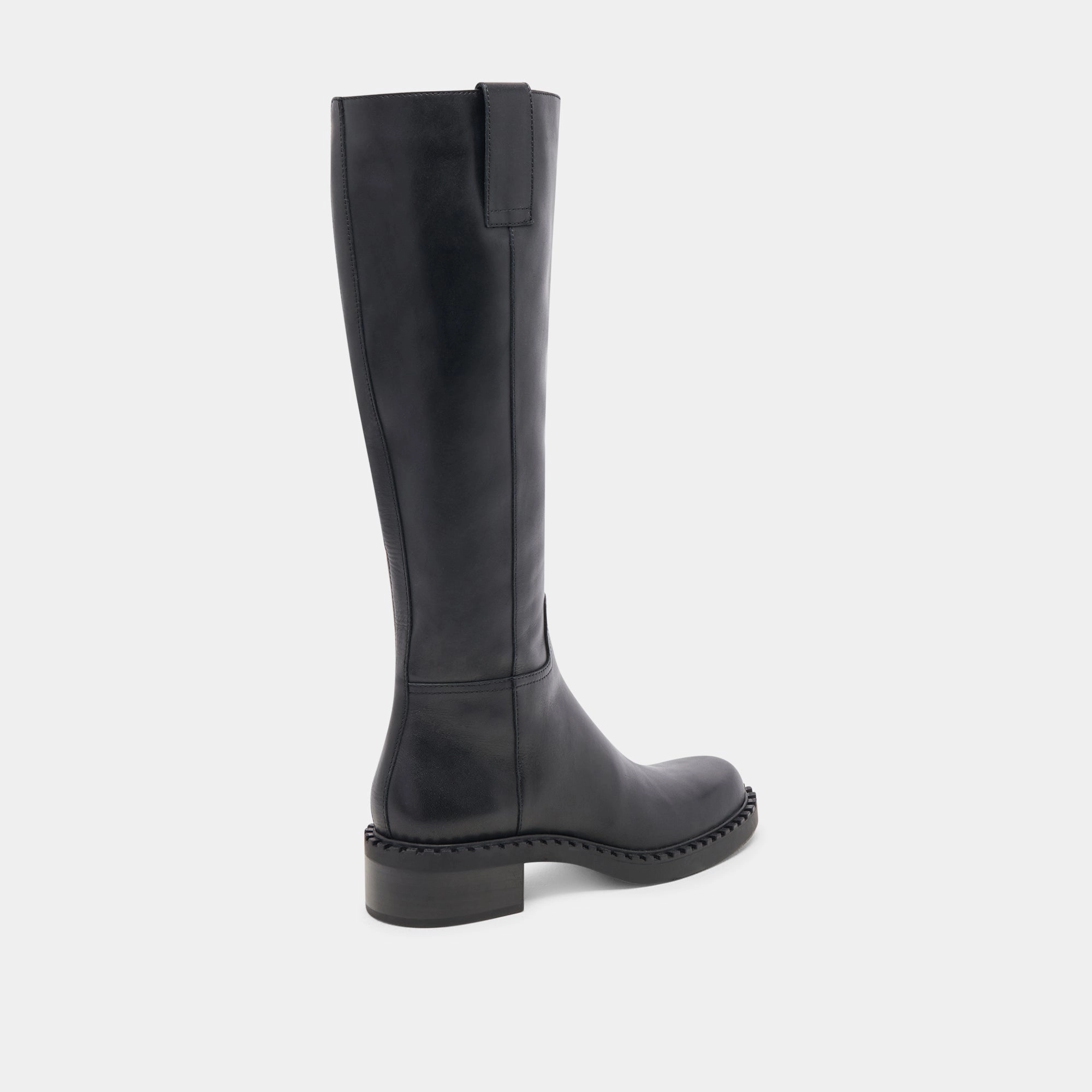 GLORY H2O EXTRA WIDE CALF BOOTS BLACK LEATHER