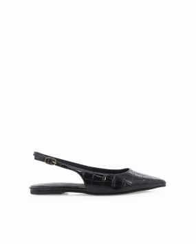 HENNA - BLACK PATENT CROC