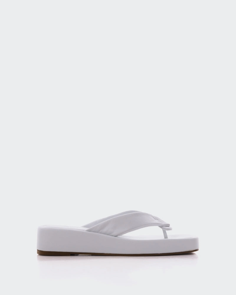 Ismene White Leather