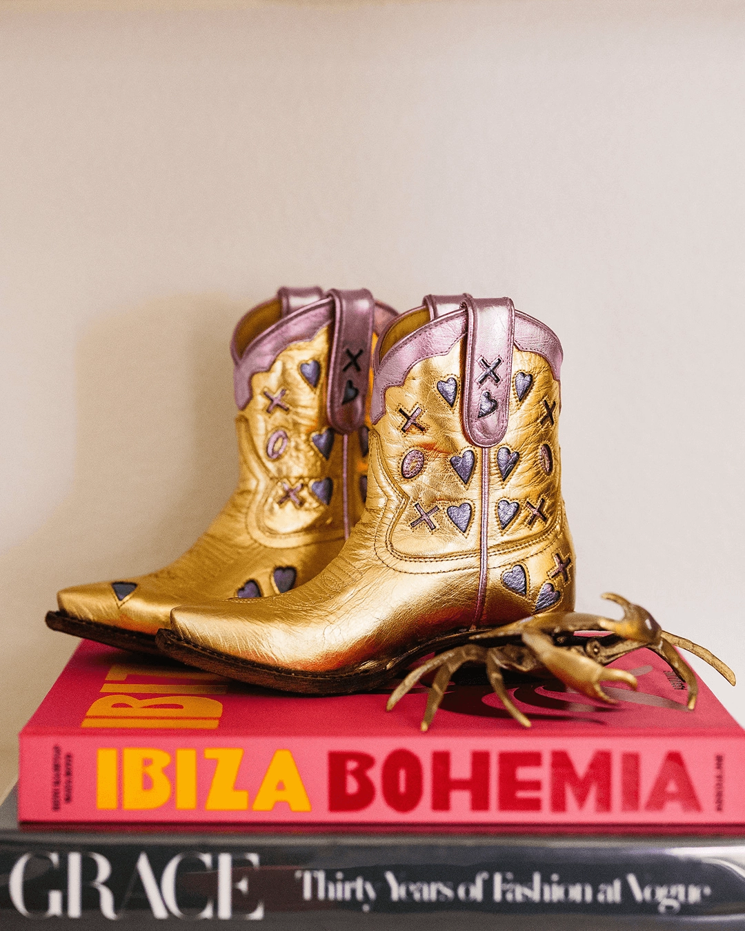 Julia Metallic Gold