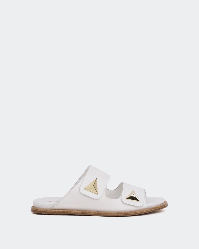 Kaylan White Leather