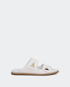 Kaylan White Leather