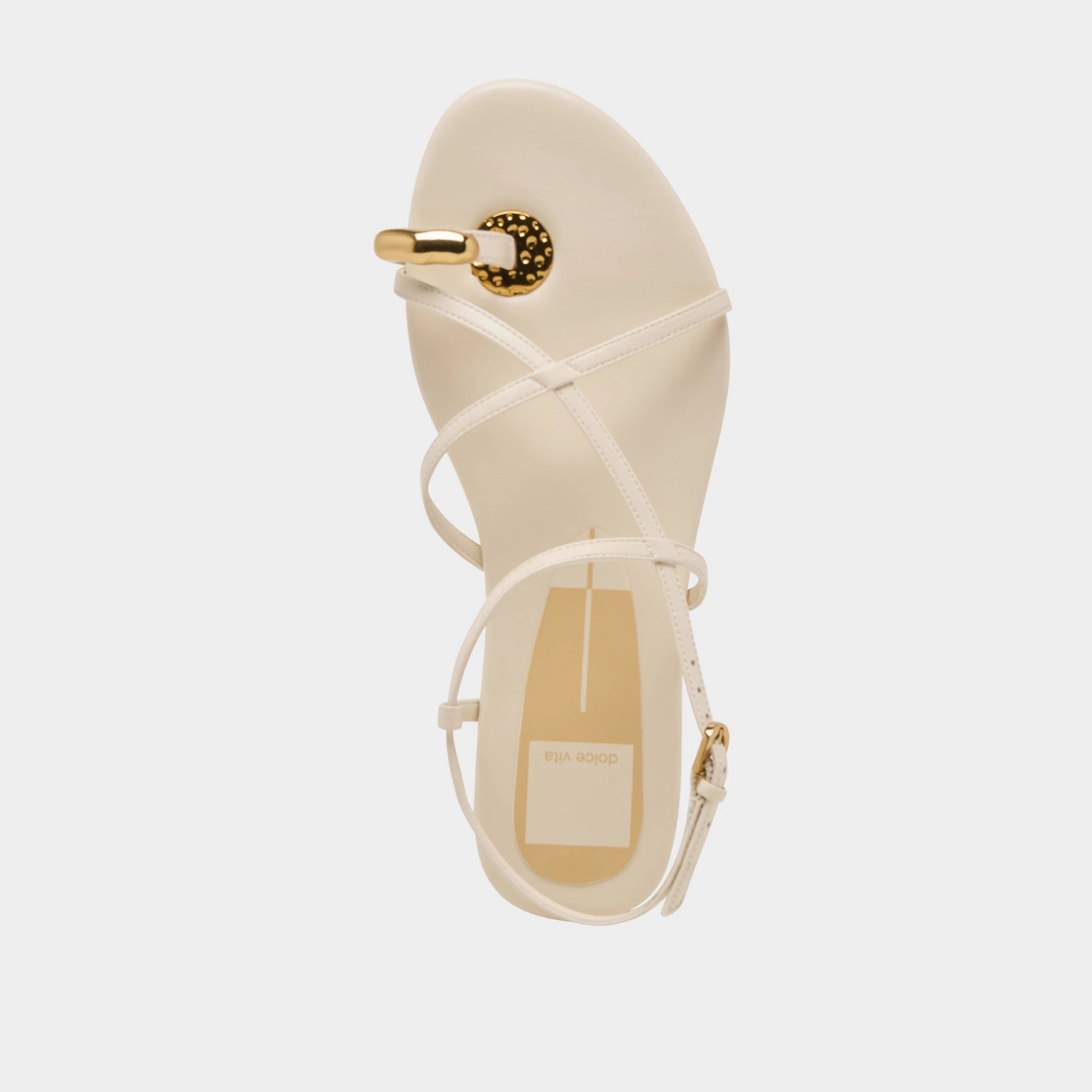 KESHA SANDALS BONE LEATHER