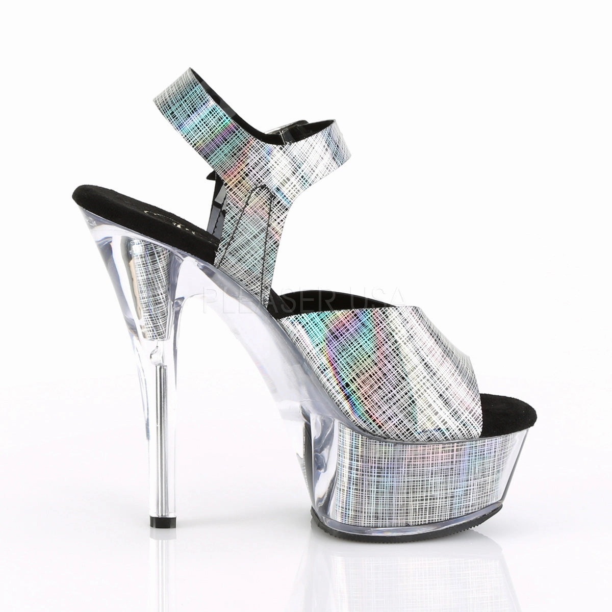 KISS-208N-CRHM  Black Hologram TPU/Black Hologram Inserts