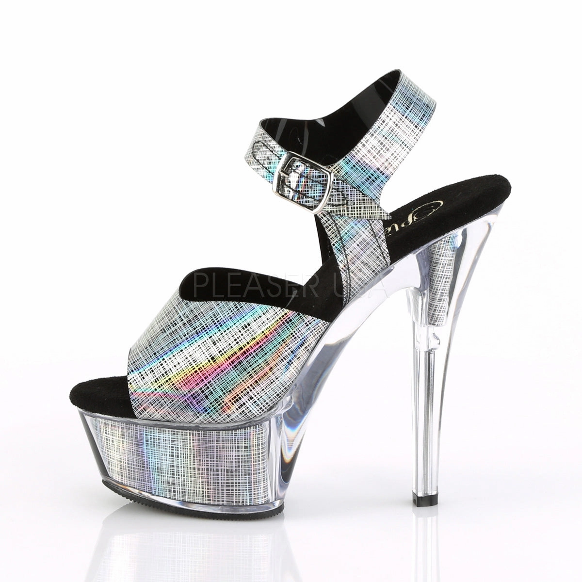 KISS-208N-CRHM  Black Hologram TPU/Black Hologram Inserts