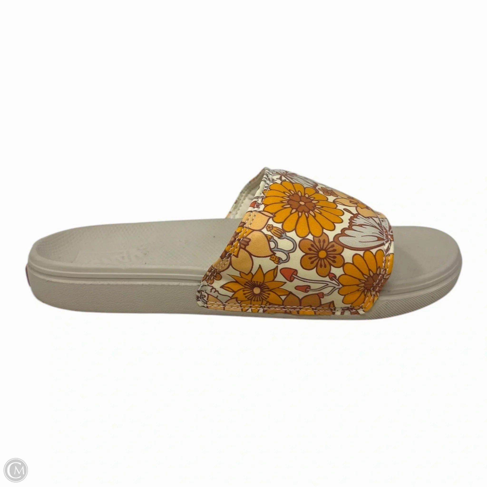 La Costa Slide Sandals Flip Flops By Vans In Floral Print, Size: 8