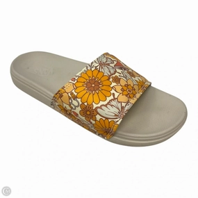 La Costa Slide Sandals Flip Flops By Vans In Floral Print, Size: 8