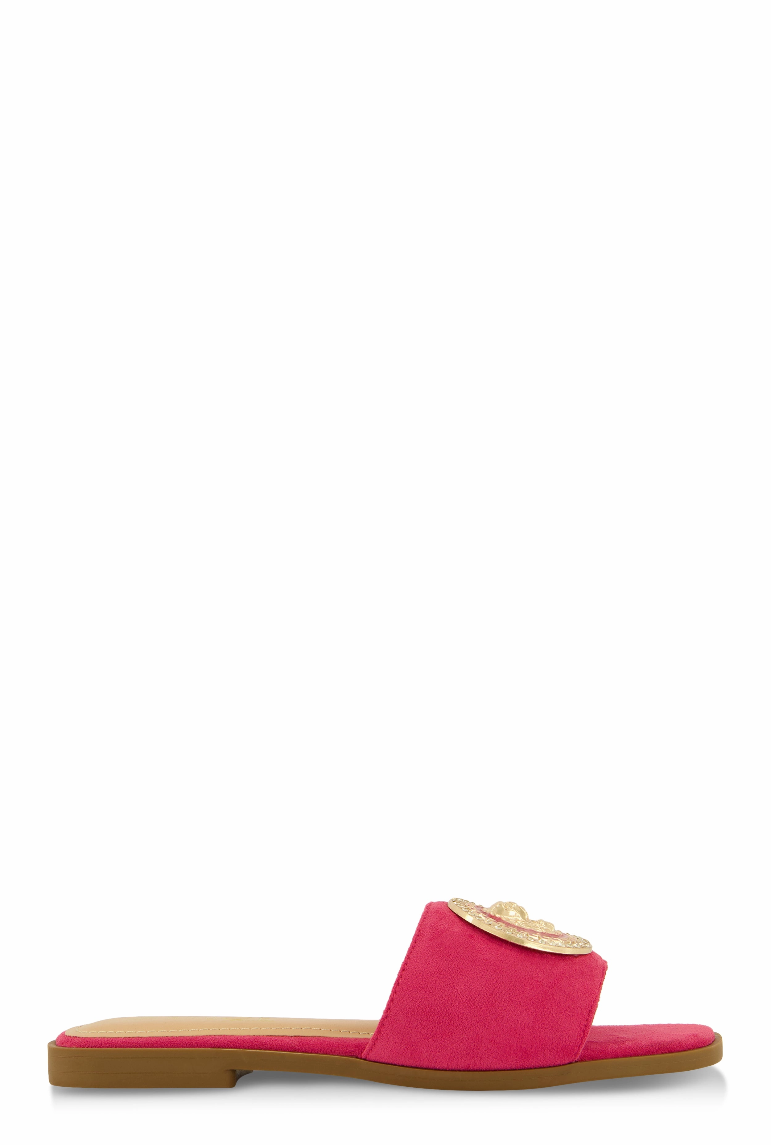 Lion Pendant Slide Sandals