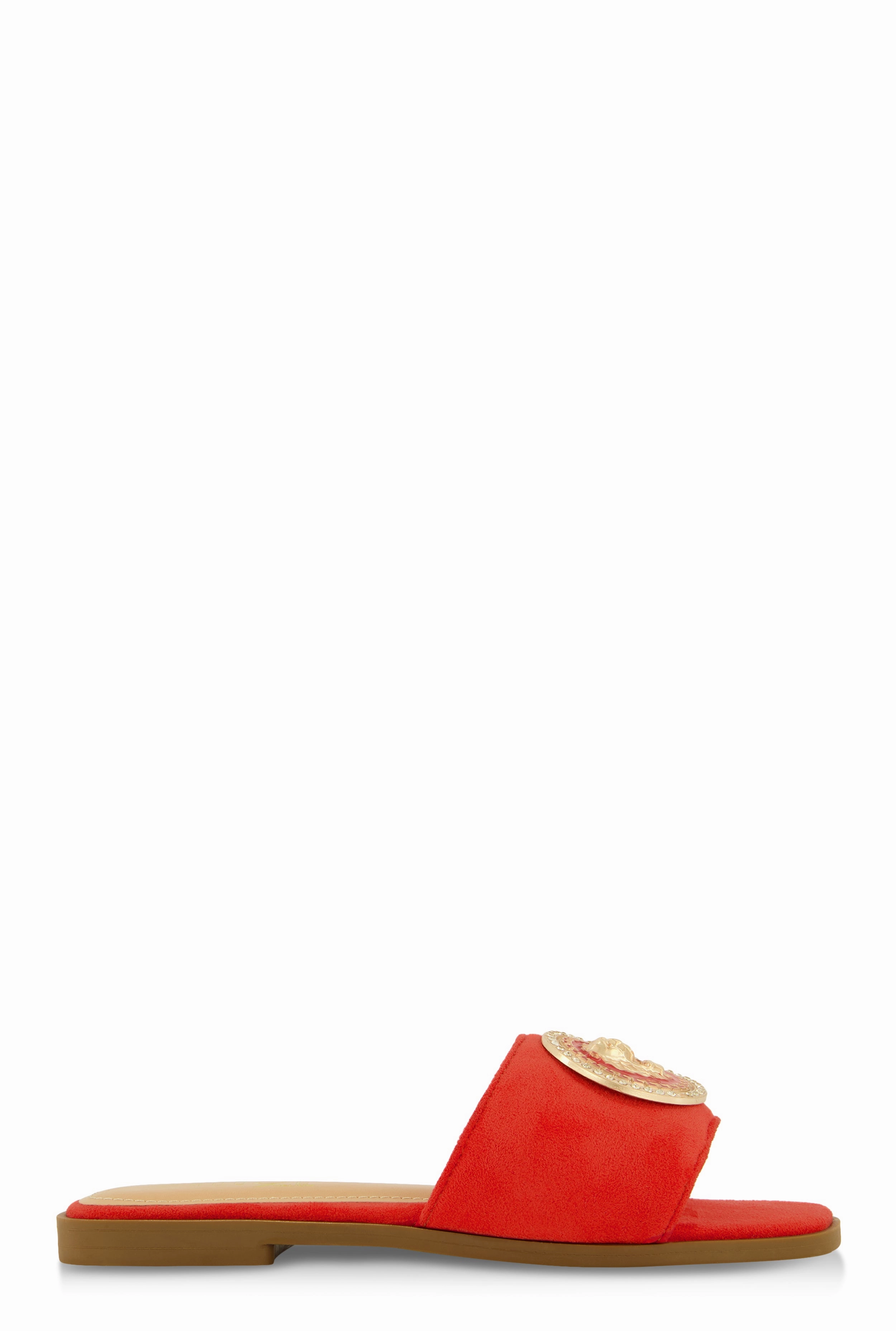 Lion Pendant Slide Sandals