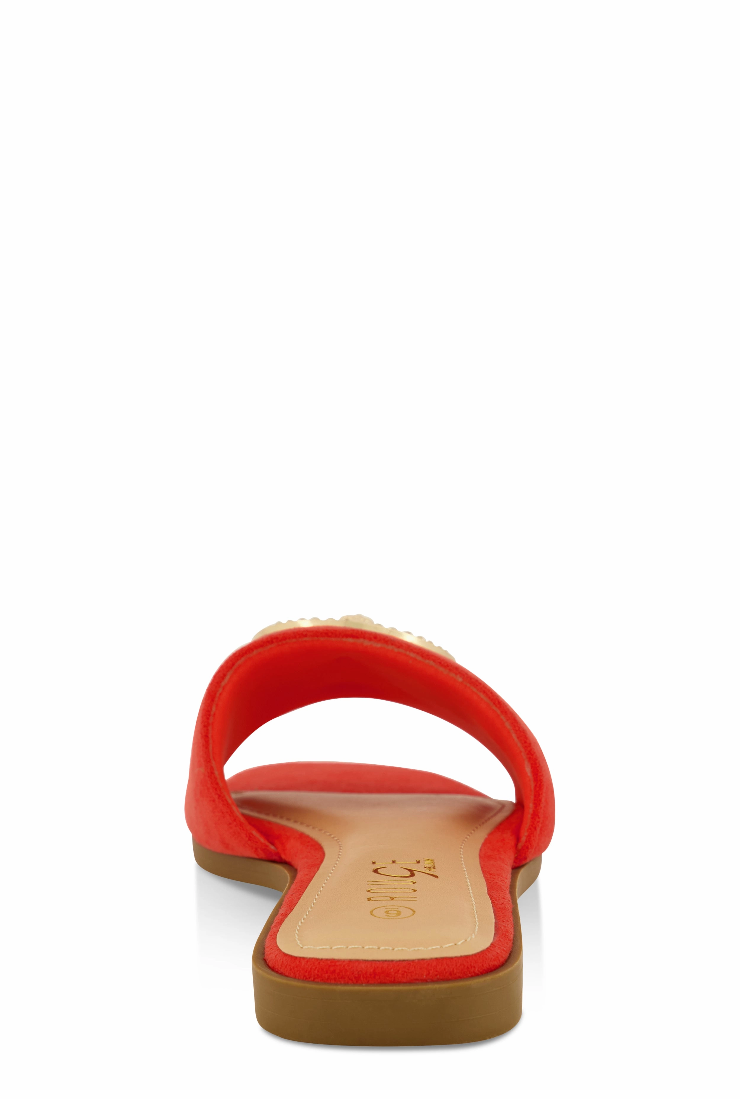 Lion Pendant Slide Sandals