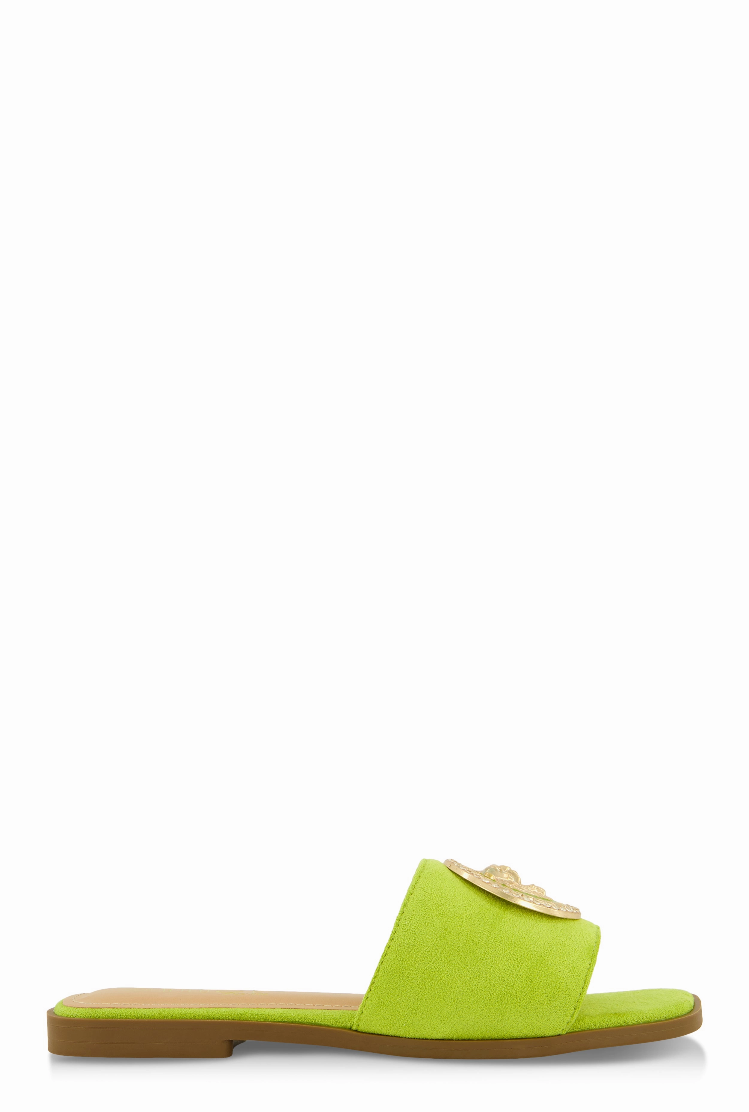 Lion Pendant Slide Sandals