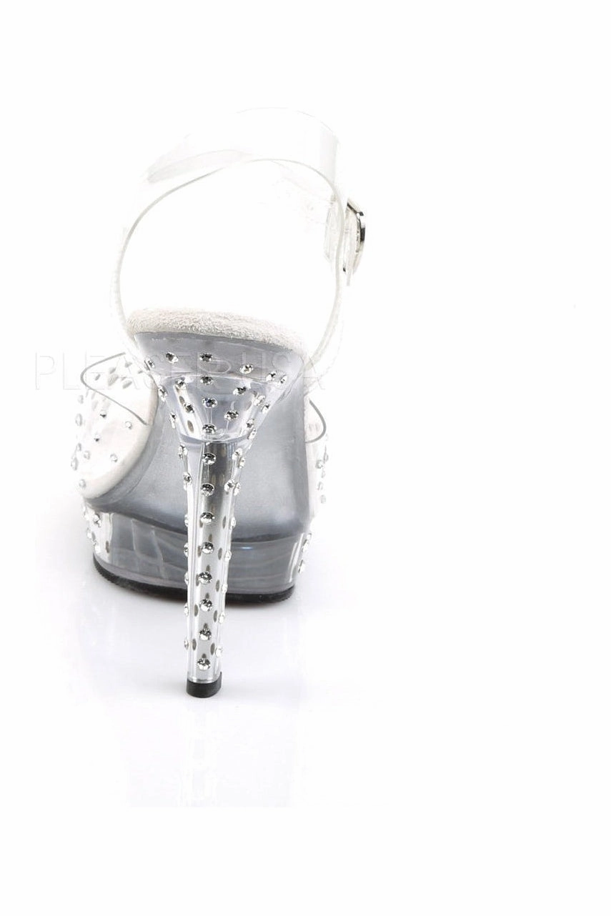 LIP-108RS Sandal | Clear Vinyl