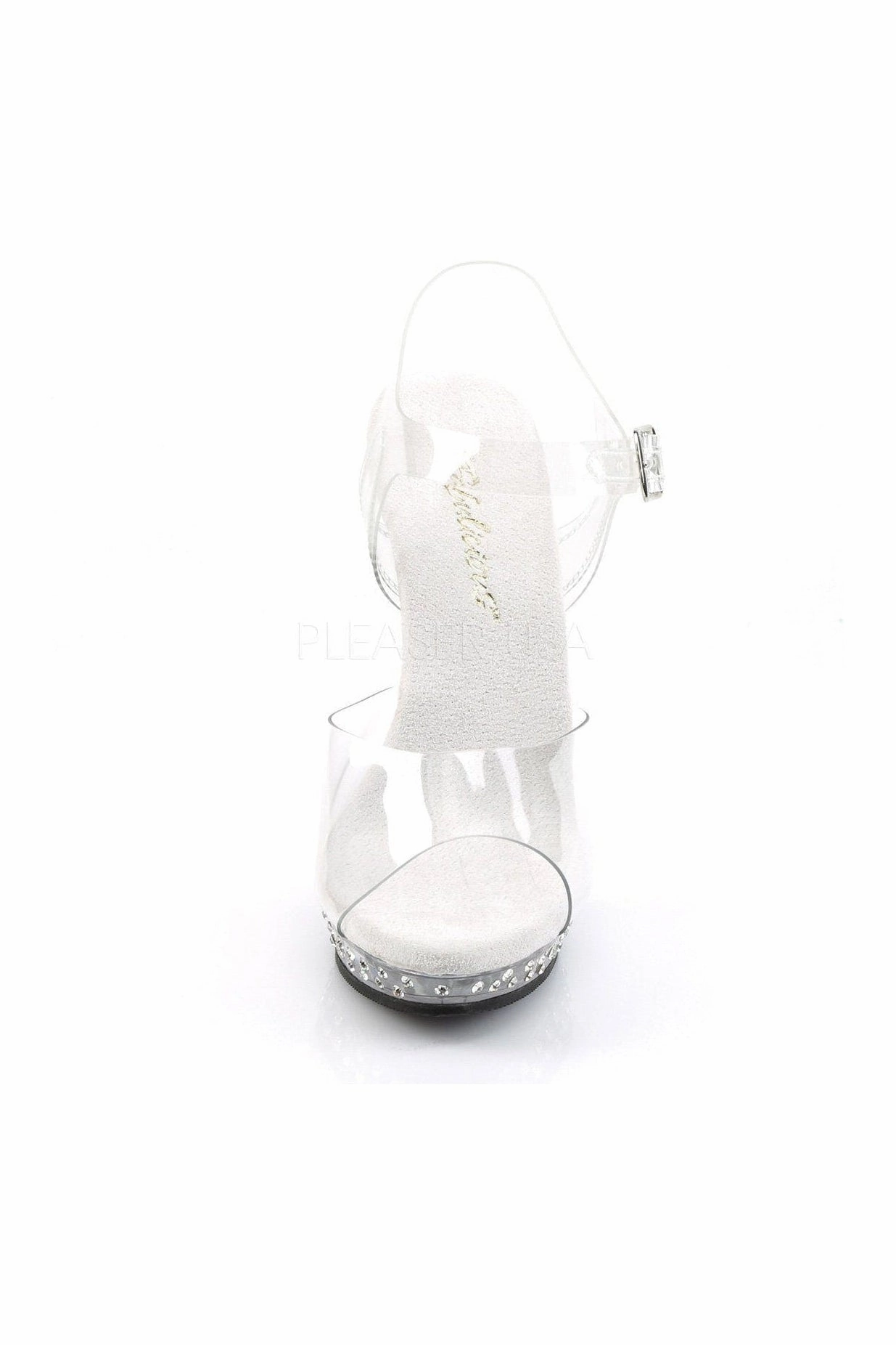 LIP-108SDT Sandal | Clear Vinyl