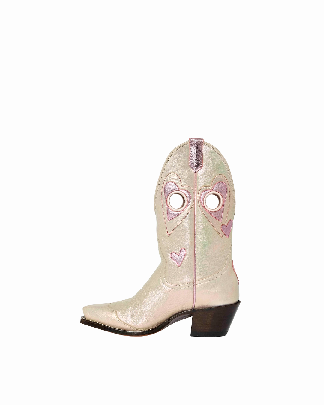 Lucy Iridescent Light Pink