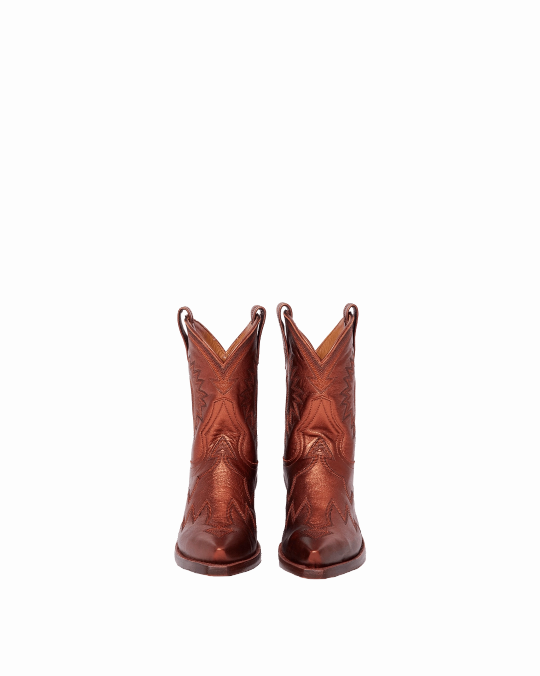 Maggie Metallic Burnt Orange