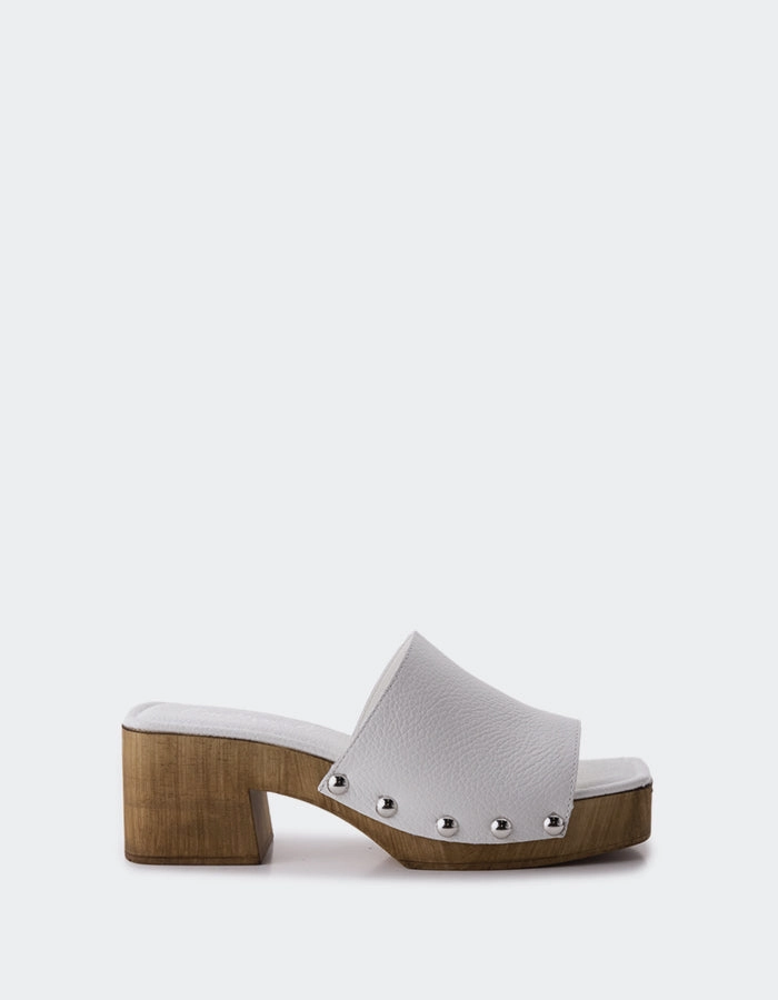 Maja White Leather