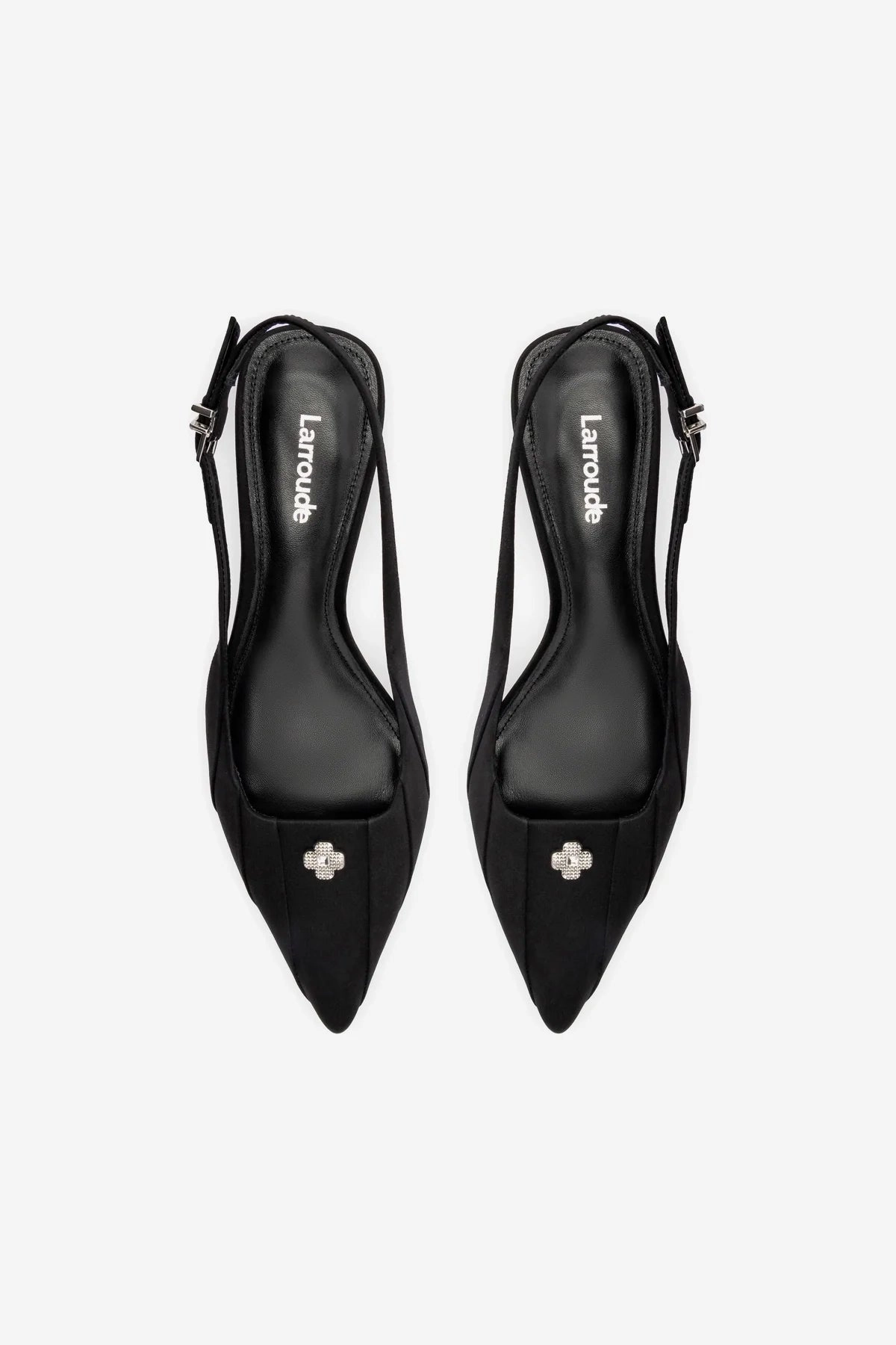 Maxine Pump In Black Fabric
