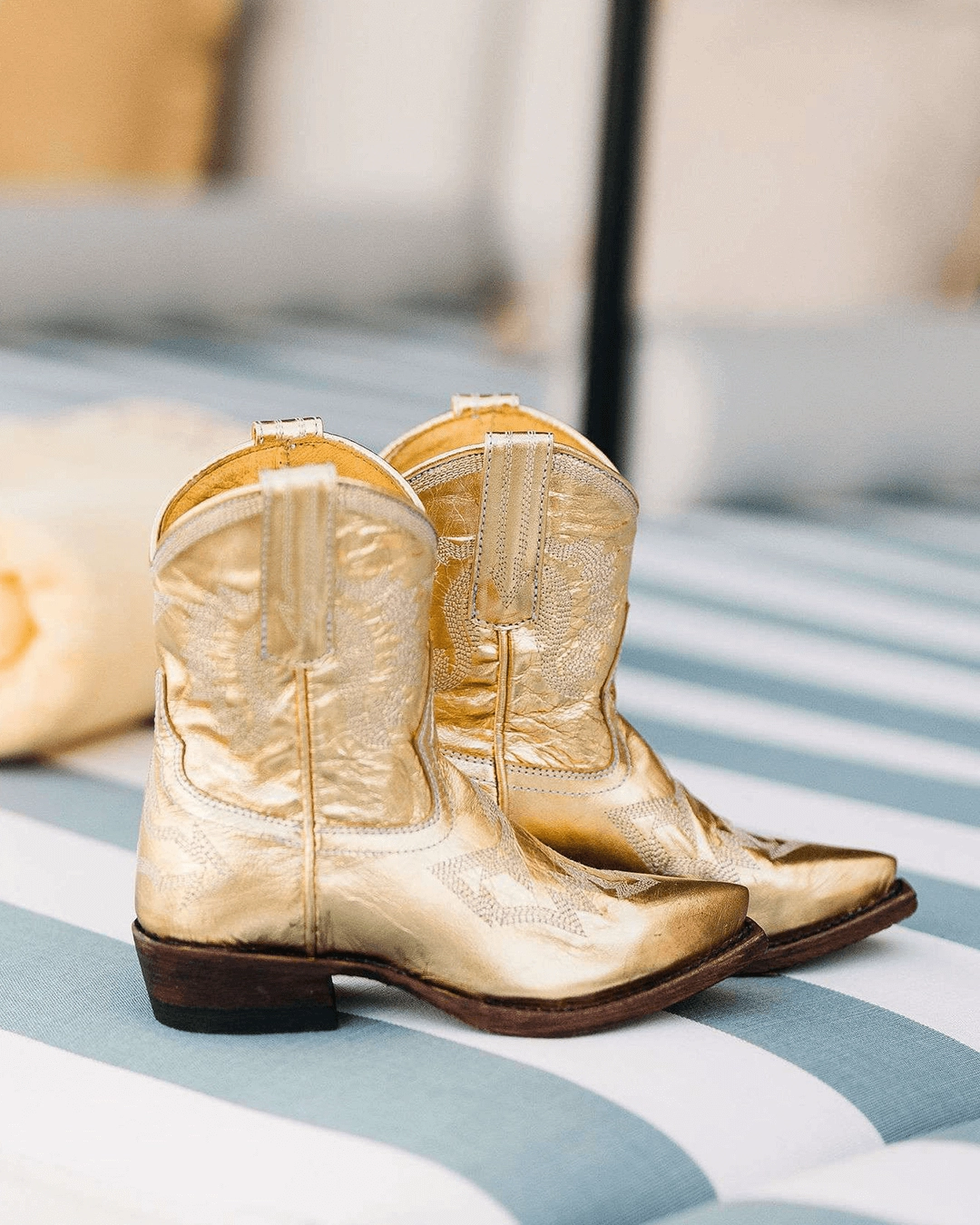 Mini Maggie Metallic Gold