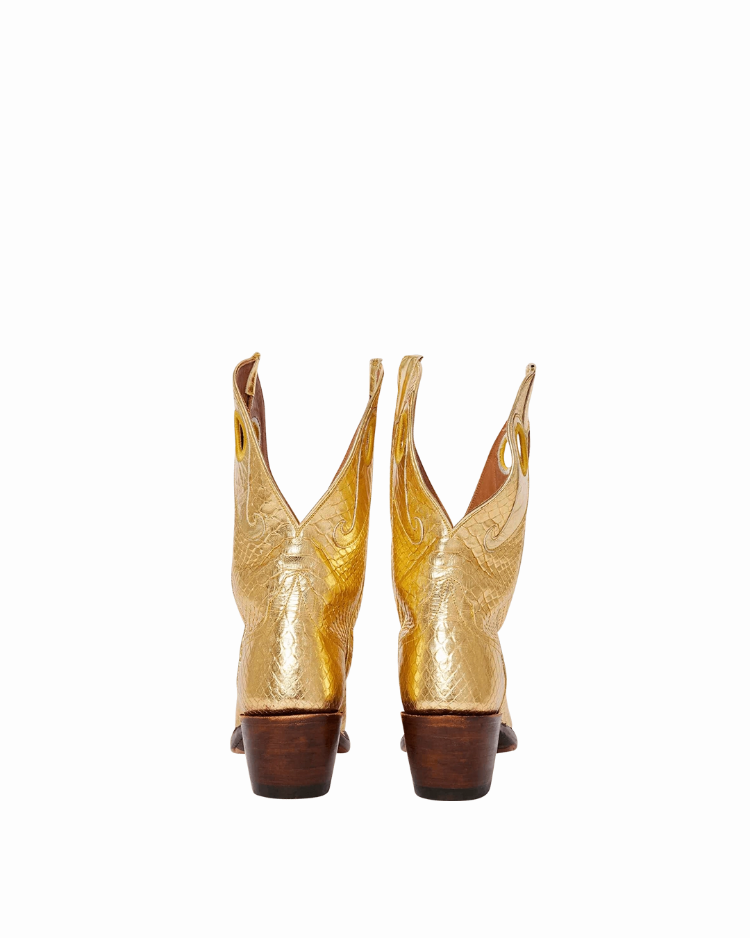 Molly Metallic Gold Python