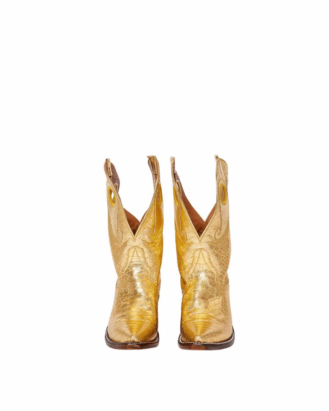 Molly Metallic Gold Python