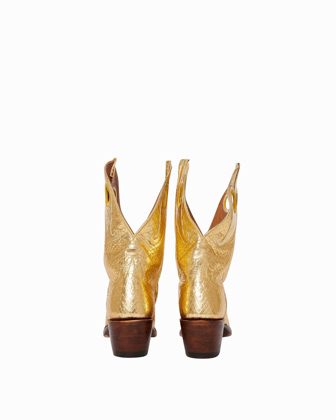 Molly Metallic Gold Python