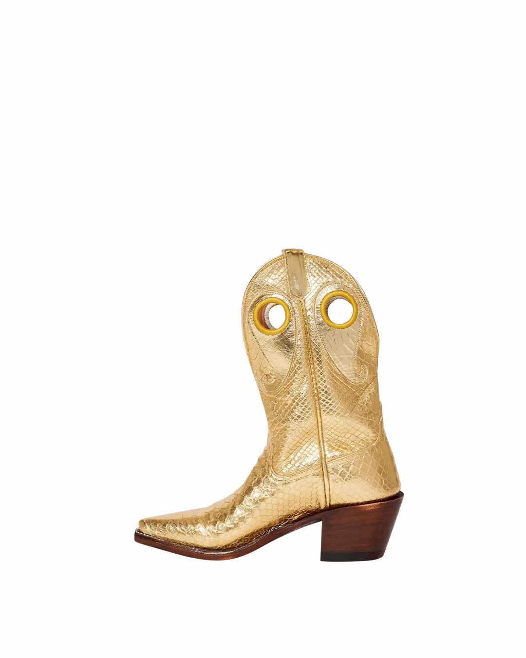 Molly Metallic Gold Python