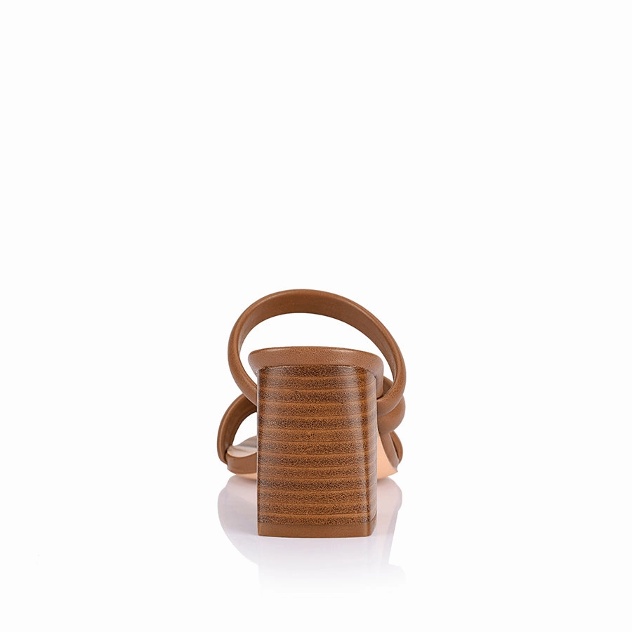 NaeNae Block Heel Sandals - Tan