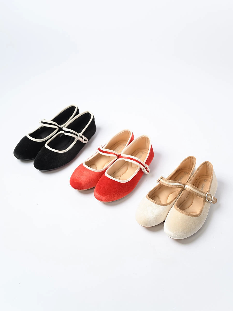 Nikki Ballerina Suede Flats