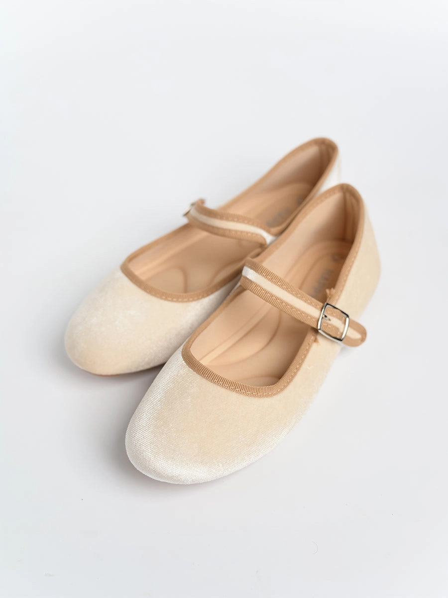 Nikki Ballerina Suede Flats