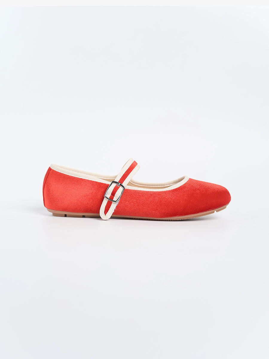 Nikki Ballerina Suede Flats