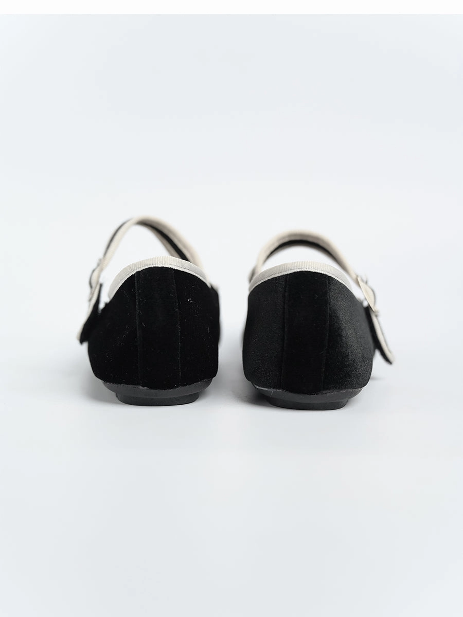 Nikki Ballerina Suede Flats