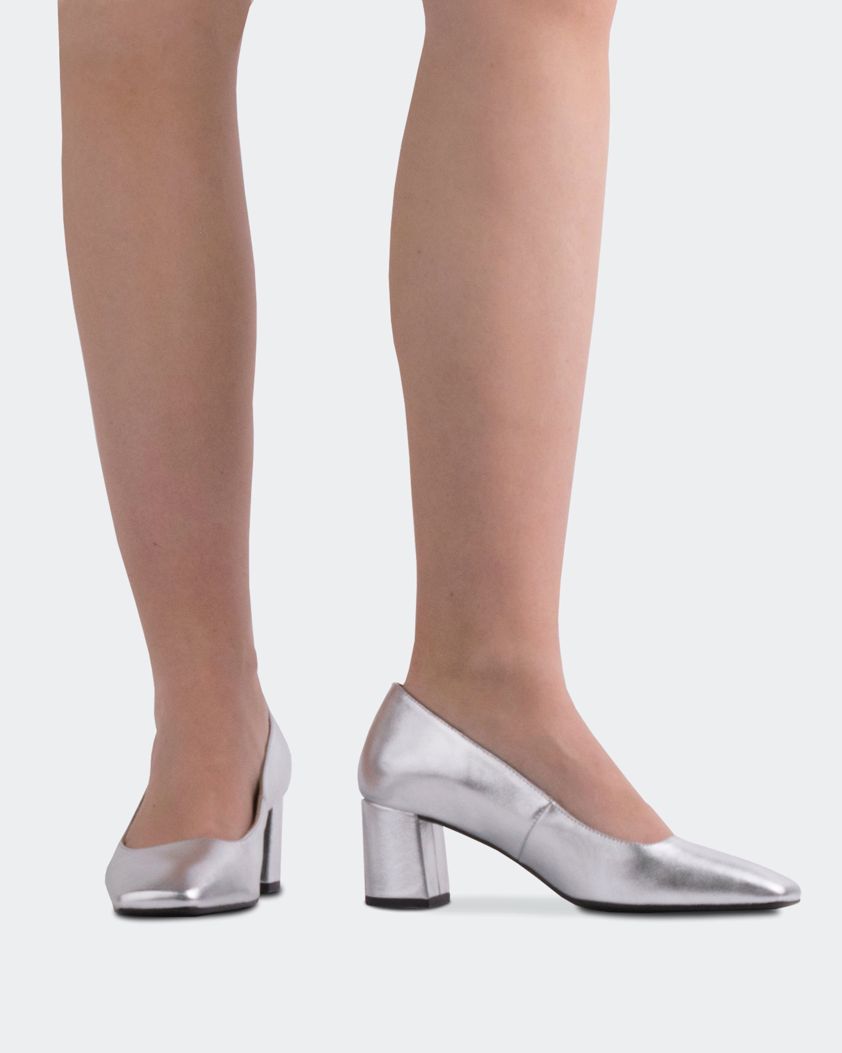 Patrisha Silver Leather