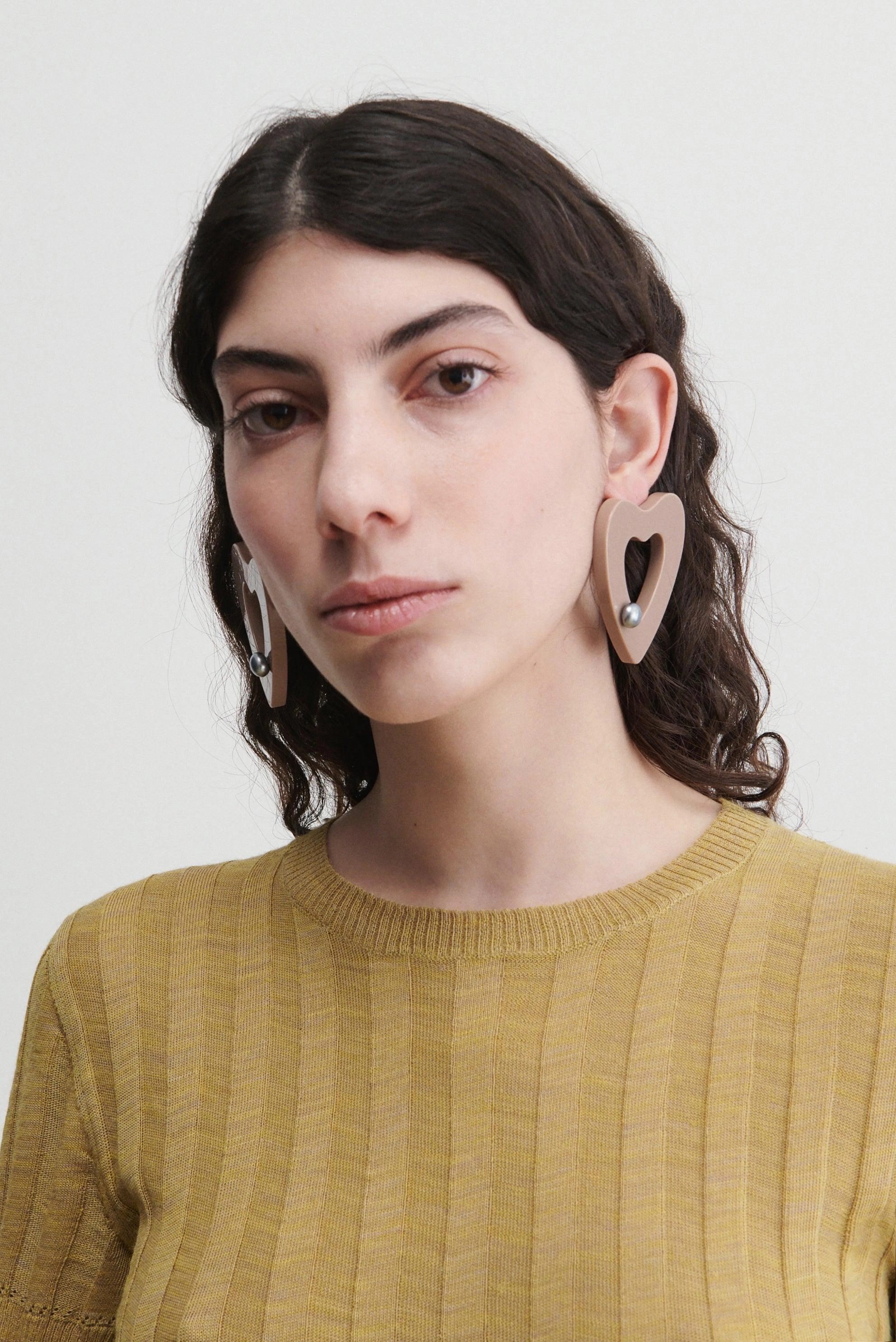 Pearl Studded Cupid Earring