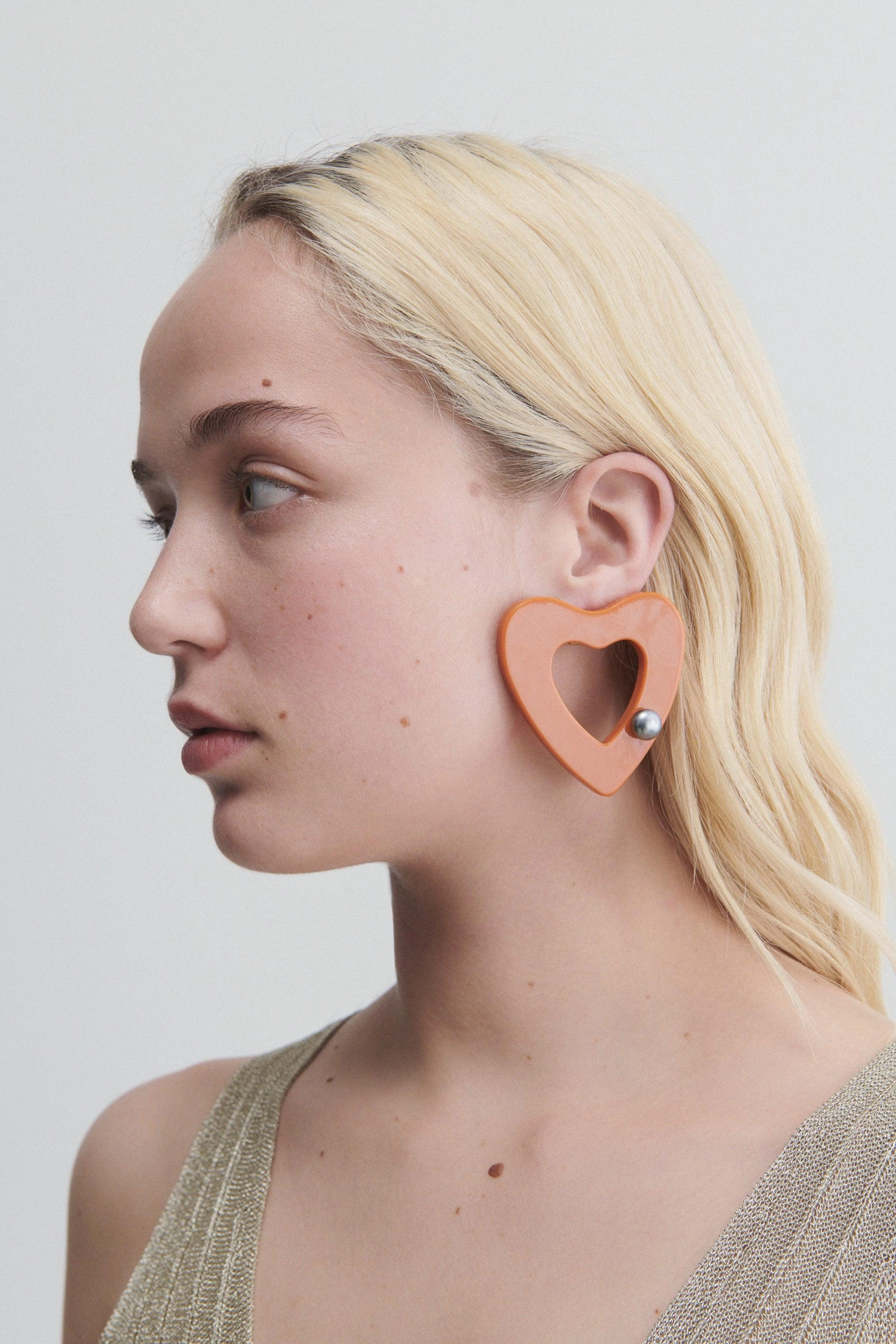 Pearl Studded Cupid Earring
