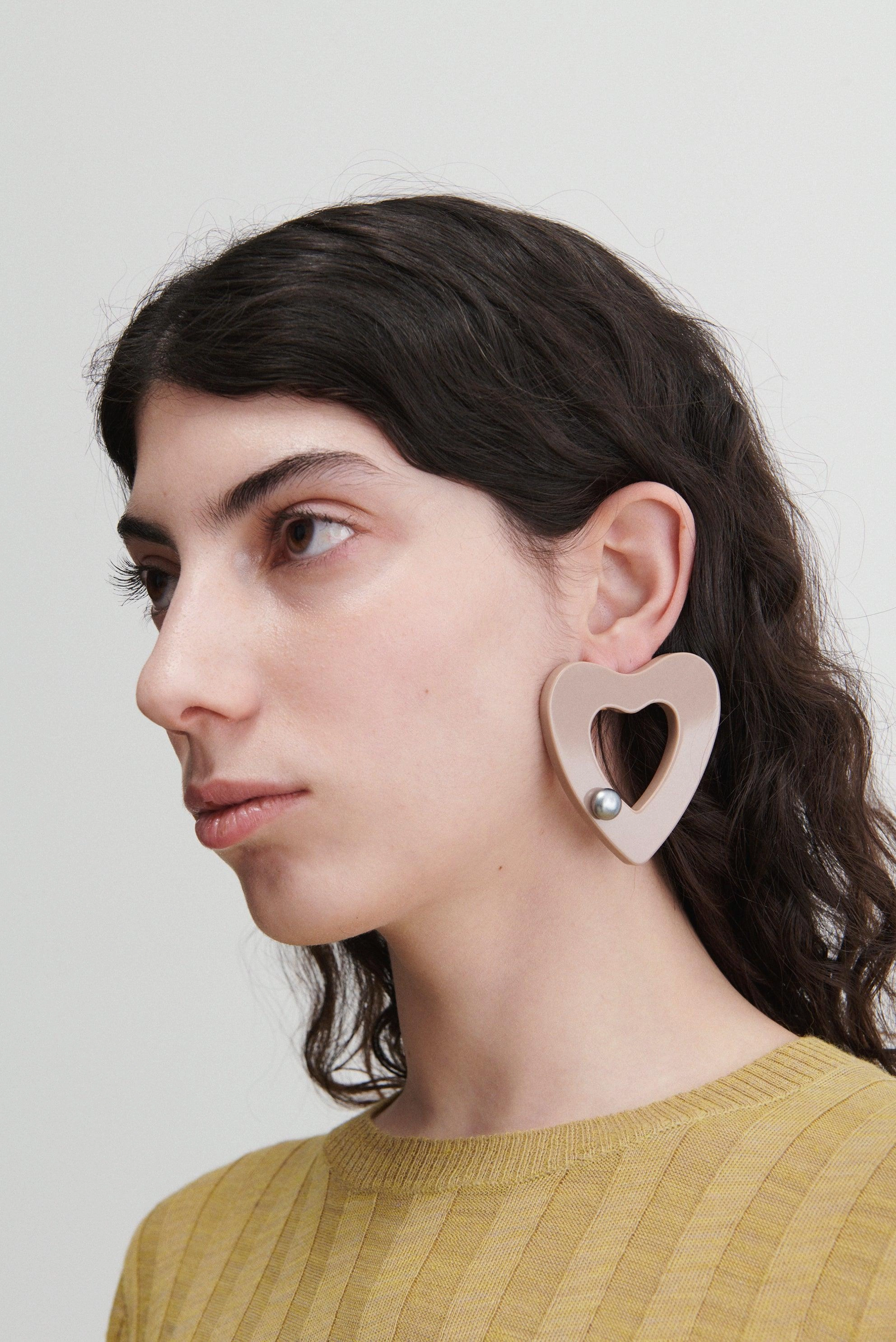 Pearl Studded Cupid Earring