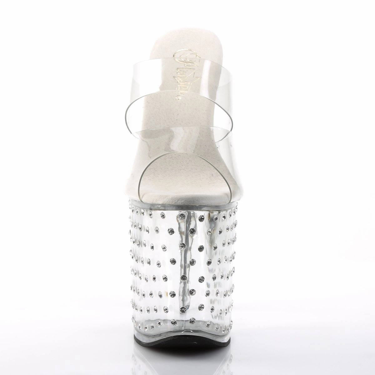 Pleaser Stardust-802-Clear-Size 6-Clearance
