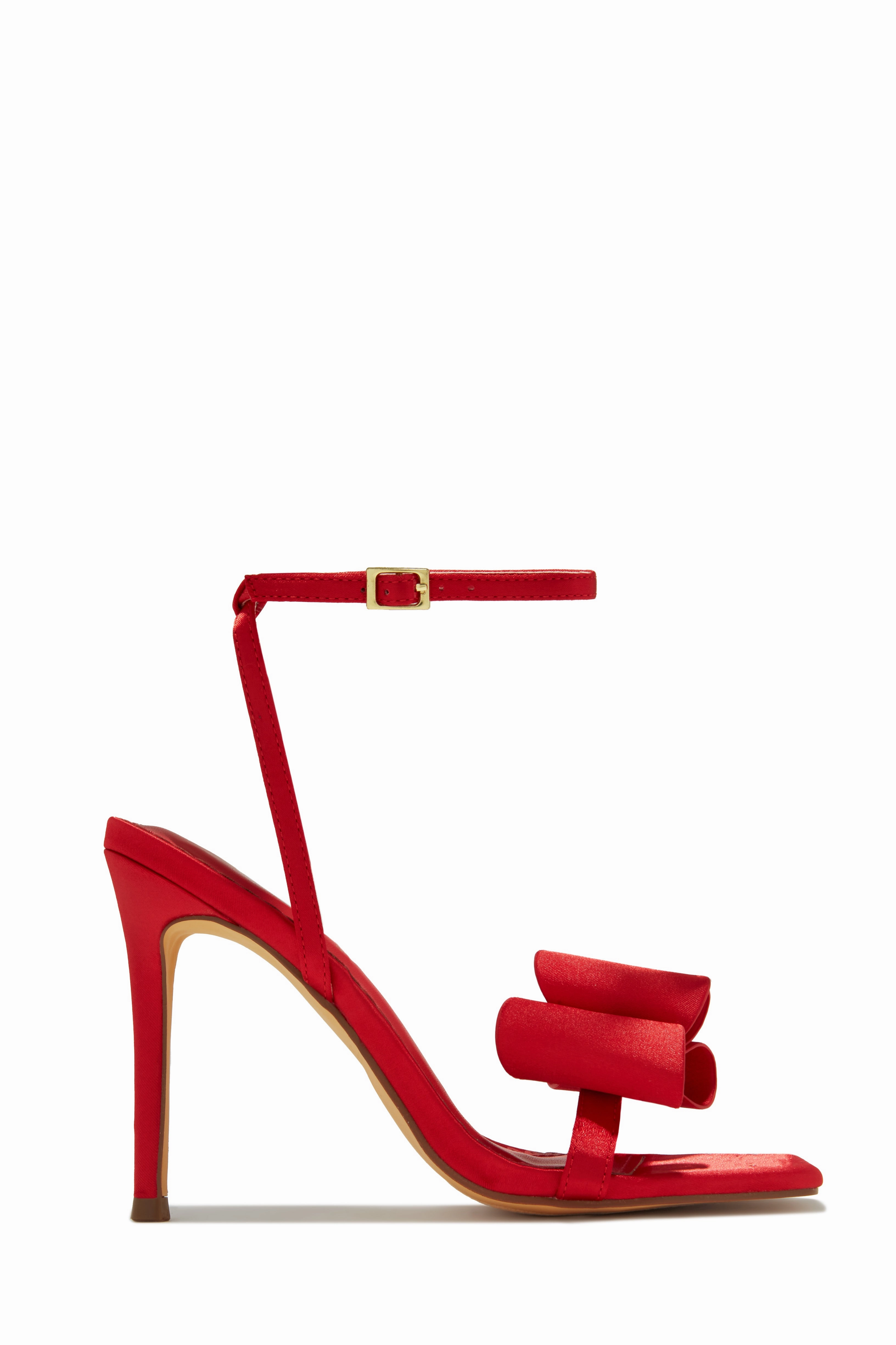 Pretty Nights Bow High Heels - Black