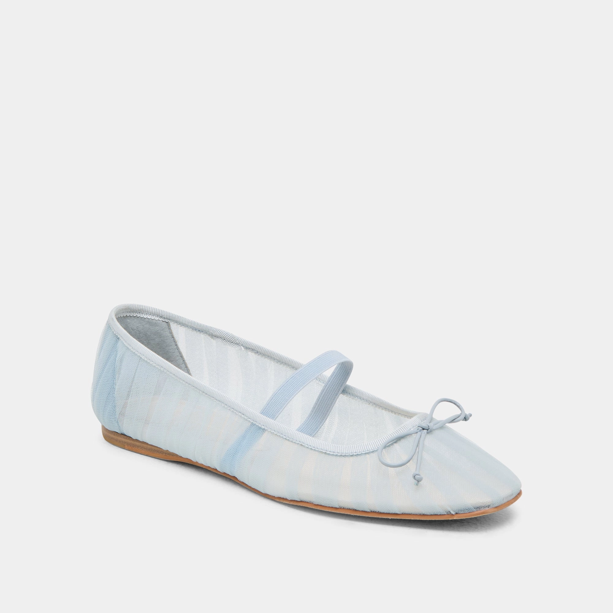 RAEVEN BALLET FLATS LIGHT BLUE TULLE